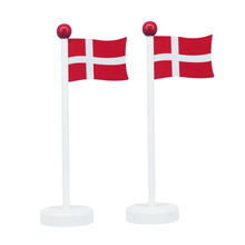 Bordflag dannebrog 22 cm 2 stk.